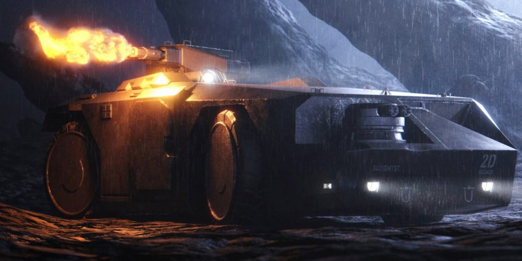 How the M577APC armoured vehicle was created for the film