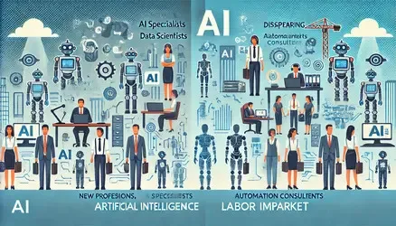 L’intelligenza artificiale trasforma i posti di lavoro