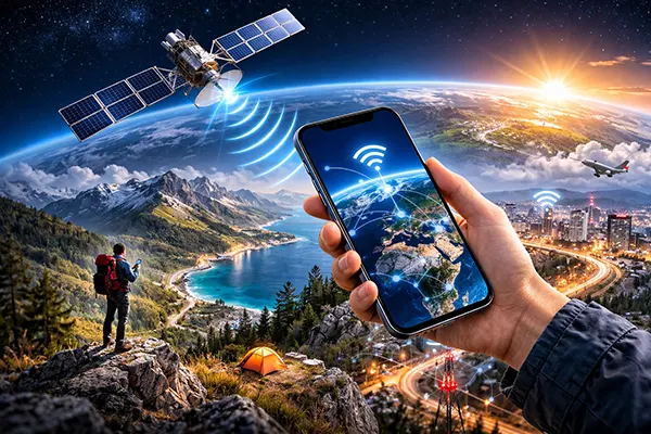 Mobile Satellitenverbindung