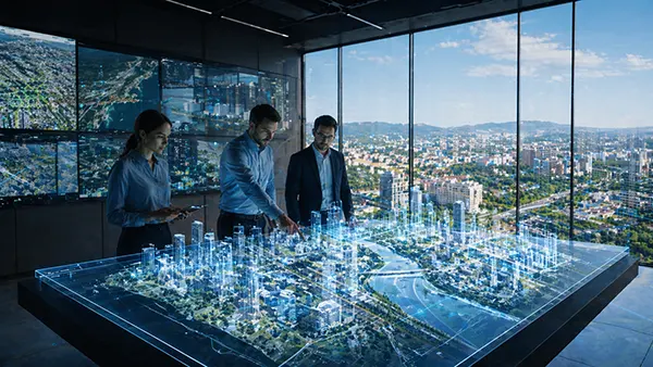 réseau urbain connecté