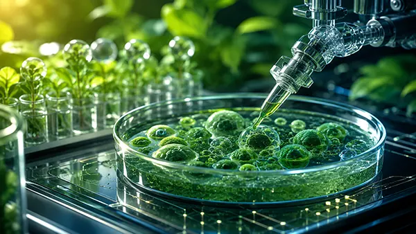 Living cell processor